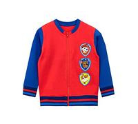 Paw Patrol Giacca Bambino | Jacket Chase Marshall Rubble | Felpa Zip per Bambini Rosso 6-7 Anni