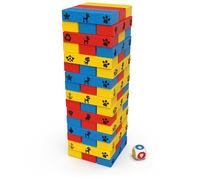 PAW Patrol, gioco Jumbling Tower da Spin Master Games, gioco da tavolo in legno colorato per impilare, costruire e rovesciare, giocattoli PAW Patrol, per bambini in età prescolare dai 4 anni in su