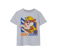 Paw Patrol Grigio Rubble T-shirt a maniche corte Ragazzi