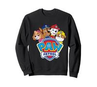 Paw Patrol Gruppo con Logo Felpa