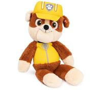 Paw Patrol GUND, Amico di Peluche Portatile Rubble Ufficiale, Animale di Peluche Adatto da 1 Anno in su, Giallo e Marrone, 33,02 cm