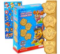 Paw Patrol Honey Graham Cookies Snack Box (170,1 g) - Confezione di biscotti per feste di compleanno con Paw Patrol Cookie Sweet Treats e adesivi, snack per bambini per pranzo a scuola