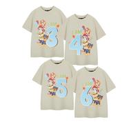 Paw Patrol I Am 4 Maglietta Compleanno Maniche Corte Ragazzi (NS8854)
