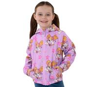 Paw Patrol Impermeabile Bambina, Skye Giacca Impermeabile, Cappotto Bambino Impermeabile Skye, Rosa 5-6 Anni
