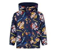 Paw Patrol Impermeabile con cappuccio, giacca foderata in pile termico, Dark Blue, 5-6 Anni: 116cm, Blu