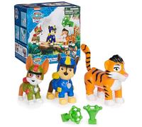 Paw Patrol: Jungle Pups Chase, Tracker & Tiger, Action Figure con lanciamissili, Giocattoli per Bambini e Bambine da 3 Anni in su
