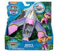 PAW Patrol Jungle Pups, Veicolo Falco di Skye, jet giocattolo con personaggio di Skye da collezione, giocattoli per bambini e b