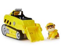 PAW Patrol Jungle Pups, Veicolo Rinoceronte di Rubble, veicolo giocattolo con personaggio Rubble da collezione, giocattoli per bambini e bambine dai 3 anni in su