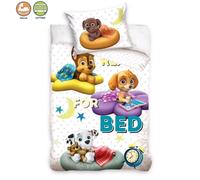 Paw Patrol Kids for Bed Set Lettino Culla 100x135cm Copripiumino Federa Cotone