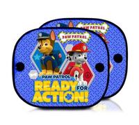 Paw Patrol 2 Parasoli Laterali per Bambini Personaggi Chase e Marshall. Protezione dal Sole e dal Calore