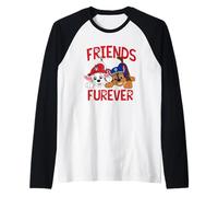 Paw Patrol Marshall And Chase Friends Furever Maglia con Maniche Raglan
