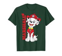 Paw Patrol Marshall Fire Rescue Hero Adventure bay, Cucciolo retrò Maglietta, Uomo, Verde Foresta, XXL