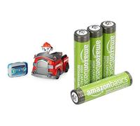 Paw Patrol Marshall RC, camion pompieri, 3+ anni, & Batterie AAA Ricaricabili Amazon Basics 4 pz, 850mAh