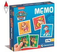 PAW PATROL MEMO Gioco Carte Memoria Bambini 4+ Marshall Chase Skye Clementoni