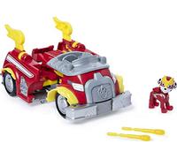 Paw Patrol Mighty Pups Super Paws, Camion dei Pompieri trasformabile Powered Up di Marshall, dai 3 Anni - 6053686