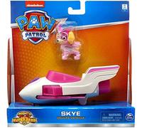 Paw Patrol Mighty Pups Super Paws Deluxe Vehicle with Collectible Figure (Skye)