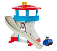 Paw Patrol Mini Quartier Generale Torre di Controllo con 1 pista per Veicoli e 1 Veicolo di Chase - playset - età 3+ anni - Multicolore