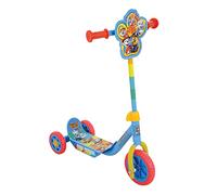 Paw Patrol Monopattino a 3 ruote per bambini Deluxe Edition con licenza ufficiale con emozionanti decalcomanie, telaio in acciaio robusto, pneumatici antiforatura, manubrio regolabile in altezza - 3+