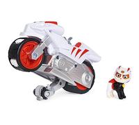 Paw Patrol, Moto Pups Wildcat’s Deluxe Pull Back Motorcycle Vehicle with Wheelie Feature and Figure