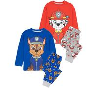 Paw Patrol Multicolore Character Placement & All-Over Print Pigiama a maniche lu