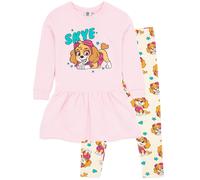 Paw Patrol Multicolore Skye Placement Print & All Over Print Leggings Set Abito
