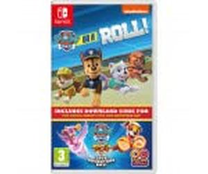 Paw Patrol: On a Roll! & Paw Patrol: Mighty Pups Save Adventure bay Bundle PS4 - - Playstation 4