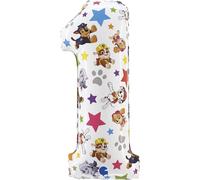 Paw Patrol Palloncino Numero 1 Grabo Made In Italy Palloncini per feste per bambini con paw patrol, in foil brillante con cannuccia. 33x71cm