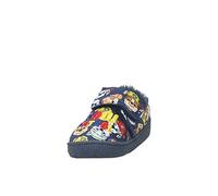 Paw Patrol Pantofole per bambini, colore blu navy, per interni, con fodera in morbido pile e suola antiscivolo