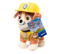 Paw Patrol, Peluche RUBBLE da 8 pollici, Peluche in piedi con dettagli cuciti, per età 3 anni e oltre Tagli UnicaFumetto,GraficoPoliestere