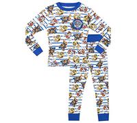Paw Patrol - Pigiama a Maniche Lunga per Ragazzi Vestibilita Stretta - 4-5 Anni