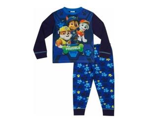 Paw Patrol Pigiama Lungo Bambino Nick Jr W17 Blu, Blu, 4-5 Years