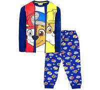 Paw Patrol - Pigiama per bambini - Pigiama a maniche lunghe rosa con design Skye - 100% cotone - Merchandise ufficiale Paw Patrol, Blu mare, 4-5 Jahre
