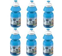 Paw Patrol Plastica 35cl Sport Acqua / Succo Bottiglia Confezione da Sei
