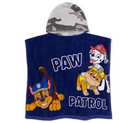 Paw Patrol Poncho Ragazzi Navy Camo Asciugamano Da Spiaggia