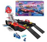 PAW Patrol , Portaerei Quartier Generale, con Chase e il suo Cruiser, con Luci e Suoni, Giochi per Bambini e Bambine, 3+ anni
