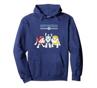 Paw Patrol Pup Trio Badge Bar Bold Outline Graphic Felpa con Cappuccio