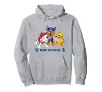 Paw Patrol Pups Group Shot And Paw Prints Felpa con Cappuccio