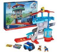 Paw Patrol, Quartier Generale, con Lanciatore per Veicoli, 2 Personaggi Paw Patrol, Veicolo della Polizia di Chase e Accessori, Giocattolo per Bambini e Bambine, 3+ anni