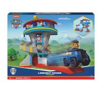 PAW Patrol Quartier Generale, Set di gioco Torre di Controllo, 2 Personaggi di Chase, auto della polizia di Chase e accessori, Giochi per bambini dai 3 anni in su