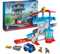 PAW Patrol Quartier Generale, Set di gioco Torre di Controllo, 2 Personaggi di Chase, auto della polizia di Chase e accessori, Giochi per bambini dai 3 anni in su