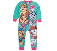 Paw Patrol Ragazze Tutina Blu | Abbigliamento da casa in Pile Tutto in Uno | Chase Skye Rubble Marshall Everest | Pigiama per Bambini Pigiama Pigiama da Notte | Merce Regalo Accogliente