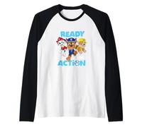 Paw Patrol Ready For Action Pup Squad Burst Maglia con Maniche Raglan