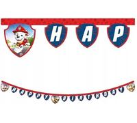 Procos Paw Patrol - Striscione di carta FSC con scritta "Happy Birthday"