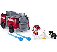 Paw Patrol, Ride ‘N’ Rescue di Marshall, Gioco 2 in 1, Set di Gioco e Camion dei Pompieri, dai 3 Anni