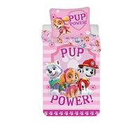 Paw Patrol Rosa Marshall Stella Copripiumino Singolo 140x200 + Federa 63x63