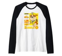 Paw Patrol Rubble Action Icon Maglia con Maniche Raglan