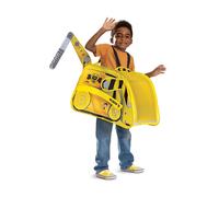 Paw Patrol Rubble Bulldozer Pop Fuori Costume Bambini Taglia Unica fino A 6