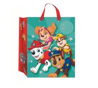 Paw Patrol, sacchetto regalo per ragazzi, perfetto per il compleanno di ragazzi di qualsiasi età, sacchetto regalo Paw Patrol, con licenza ufficiale e risorse responsabili, dimensioni 33 x 26 x 13,5