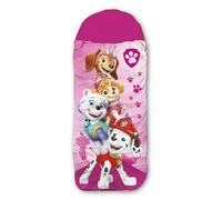 Paw Patrol - Sacco a pelo per bambini, 140 cm + 30 cm (cappuccio) x 70 cm, ideale per attività all'aperto/interno con Skye, Everest, Liberty, Marshall, sacco a pelo a mummia per ragazze e ragazzi con