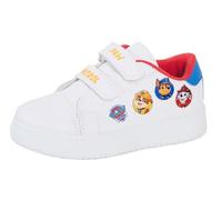 PAW Patrol Scarpe da ginnastica per bambini e ragazzi, bianco, facili da allacciare, scarpe da tempo libero, scarpe da corsa, sneaker, Bianco multicolore., 25 EU